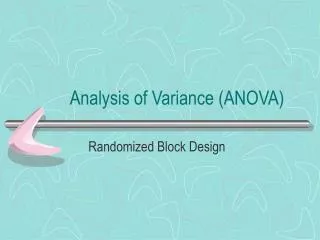 analysis of variance anova