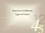 PPT - Types of Values PowerPoint Presentation, free download - ID:2518621