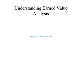 Understanding Earned Value Analysis