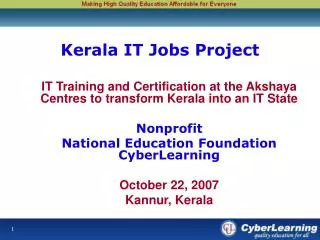 Kerala IT Jobs Project