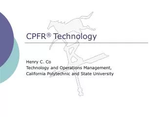 CPFR ® Technology