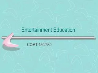 Entertainment Education