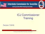 ICJ Commissioner Training - slide 1