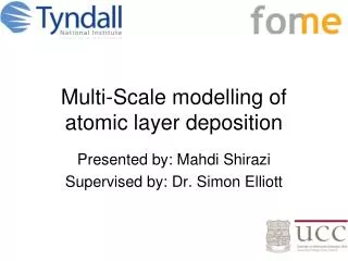 Multi-Scale modelling of atomic layer deposition