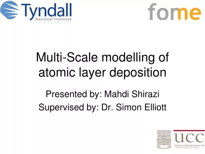 multi scale modelling of atomic layer deposition