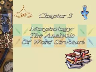 Chapter 3 Morphology: The Analysis Of Word Structure