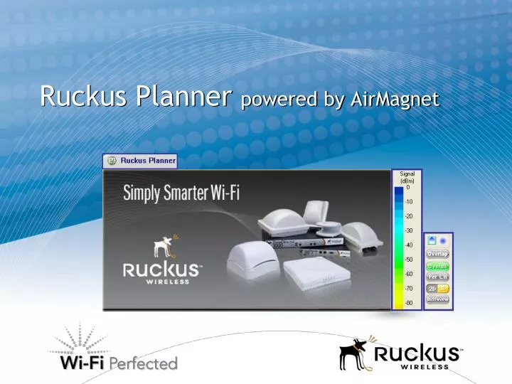 ruckus planner powered by airmagnet
