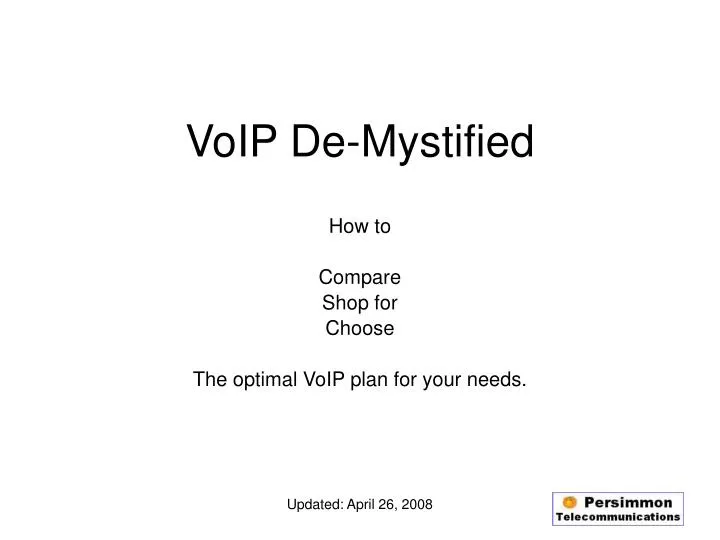 voip de mystified