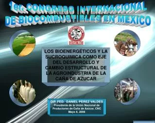 1er. CONGRESO INTERNACIONAL DE BIOCOMBUSTIBLES EN MEXICO