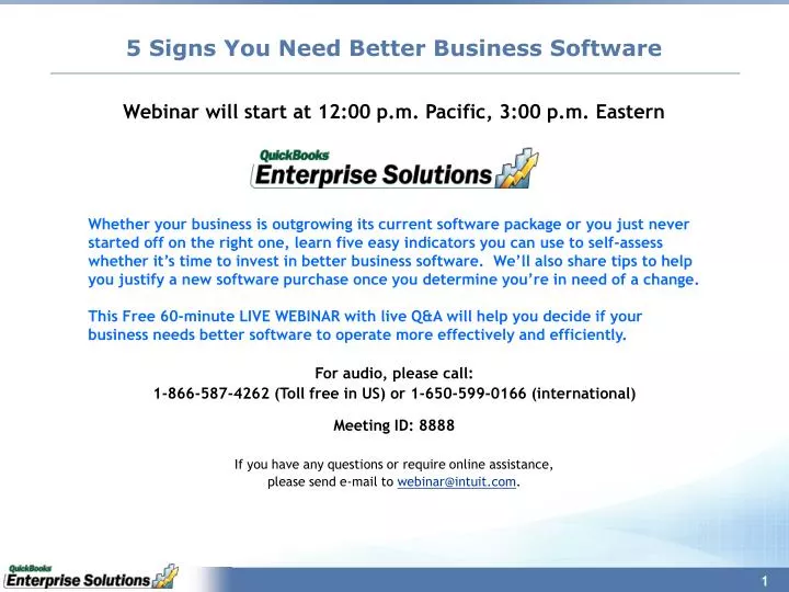 5 signs you need better business software