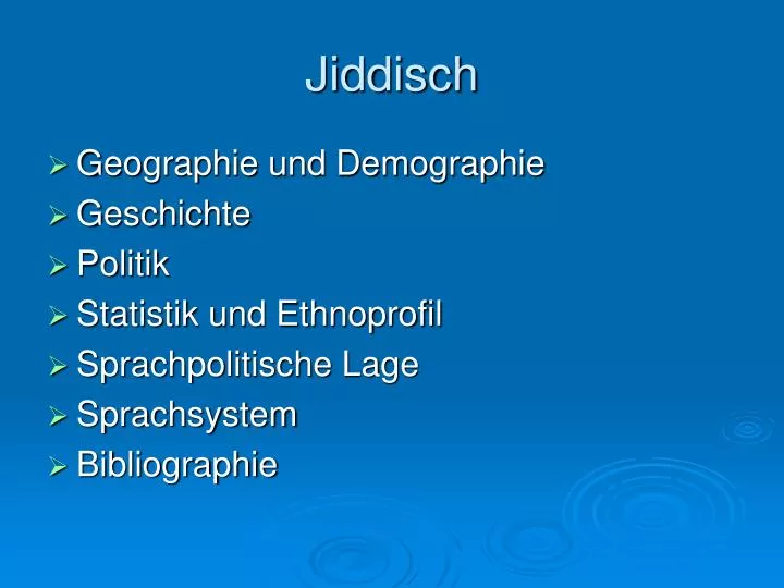 jiddisch