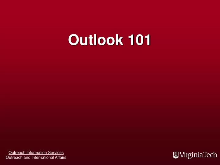 outlook 101
