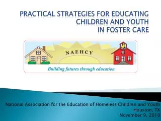 Practical strategies for educating children and youth in foster care