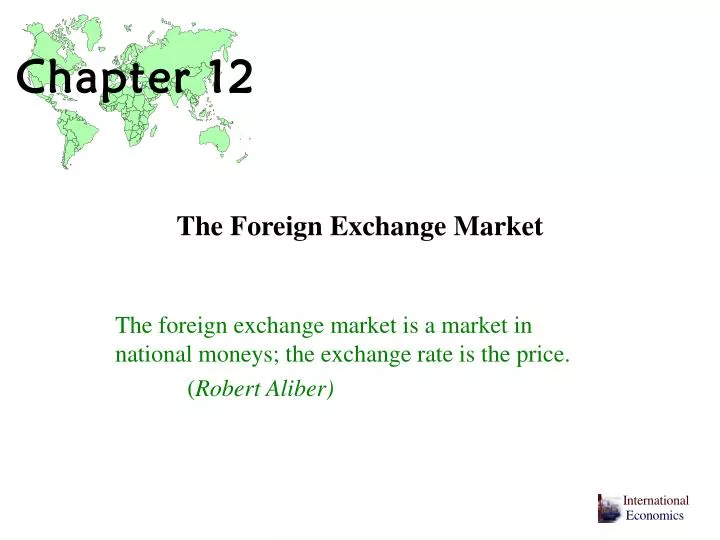 the foreign exchange market