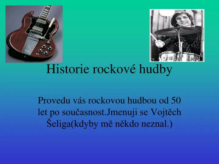 historie rockov hudby