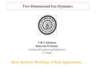Two-Dimensional Gas Dynamics