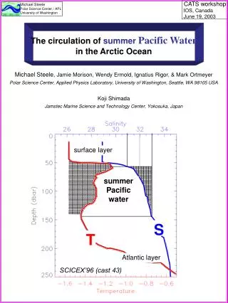The circulation of summer Pacific Water in the Arctic Ocean