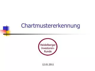 chartmustererkennung