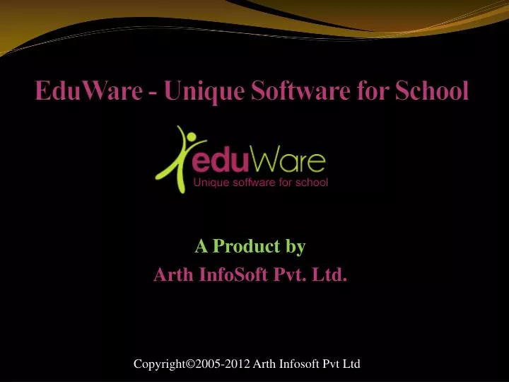 eduware unique software for school