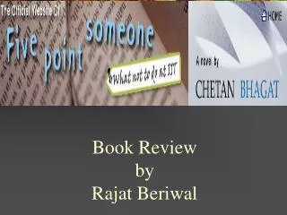 Book Review by Rajat Beriwal