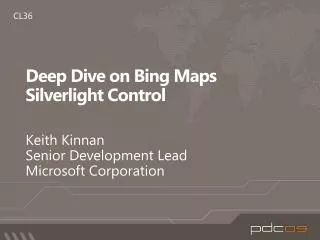 Deep Dive on Bing Maps Silverlight Control