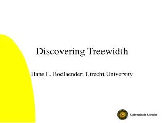 Discovering Treewidth