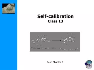 Self-calibration Class 13