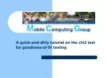 A Quick and Dirty Tutorial on the Chi-Squared Goodness-of-Fit Test - slide 1