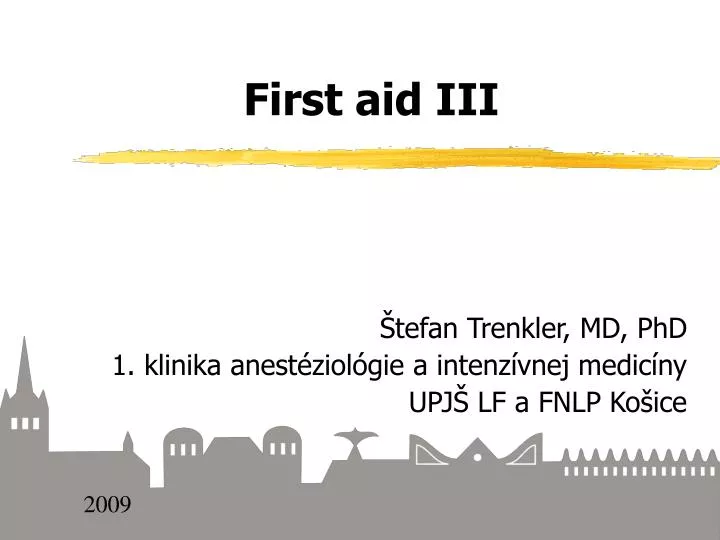 first aid iii