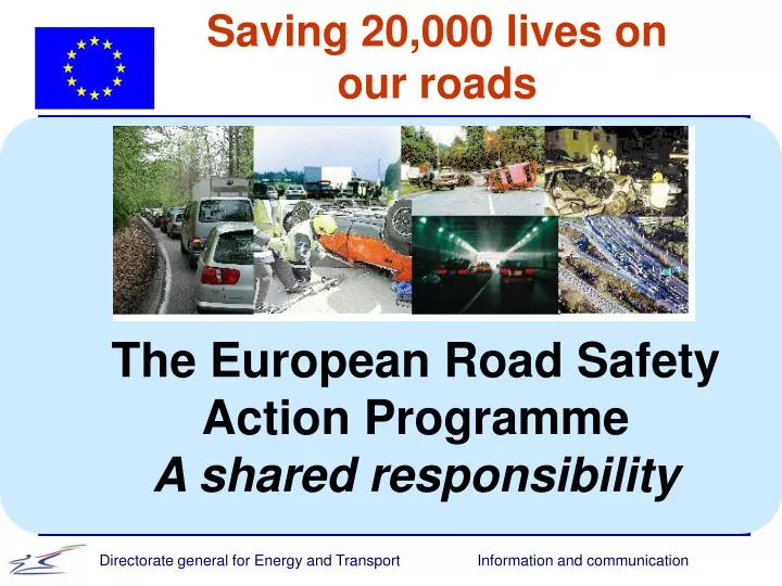 saving 20 000 lives on our roads
