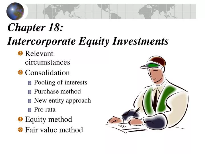 chapter 18 intercorporate equity investments