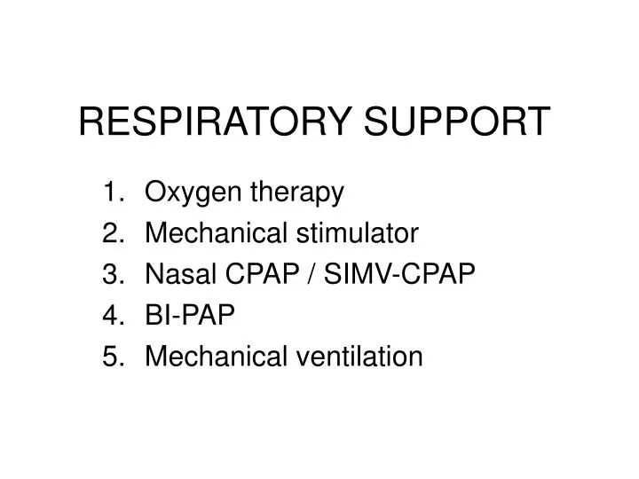 oxygen therapy mechanical stimulator nasal cpap simv cpap bi pap mechanical ventilation