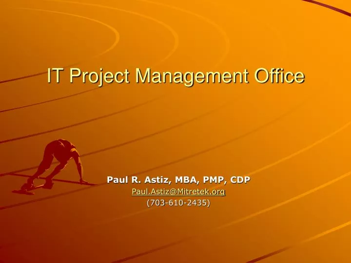 it project management office