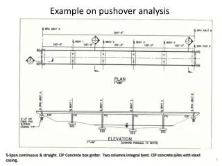Example on pushover analysis