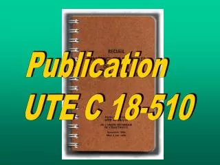 Publication UTE C 18-510