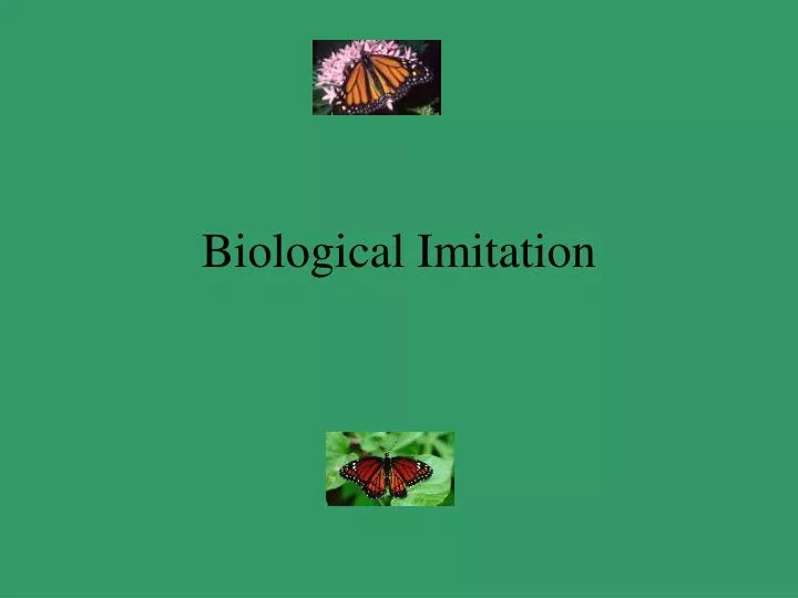 biological imitation