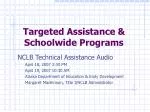 Targeted Assistance &amp; Schoolwide Programs - slide 1