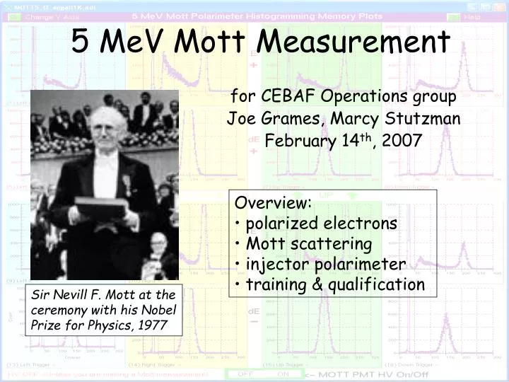 5 mev mott measurement