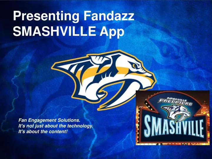 presenting fandazz smashville app