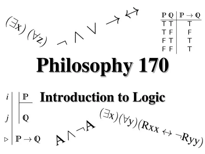 philosophy 170