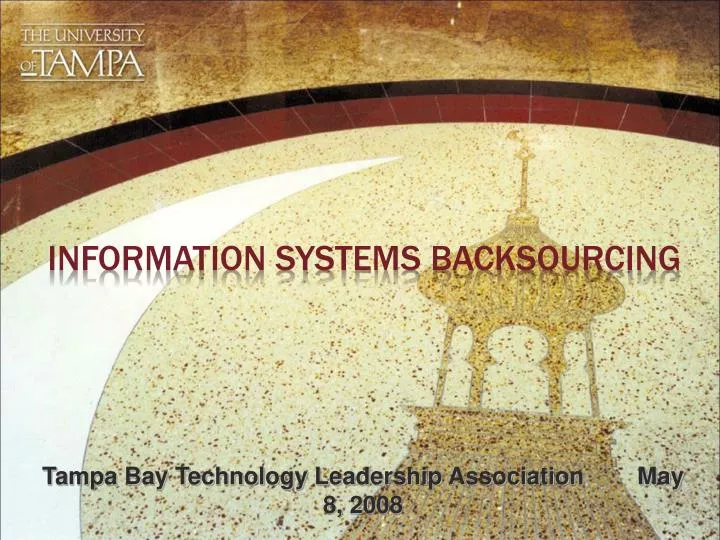 tampa bay technology leadership association may 8 2008