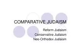 COMPARATIVE JUDAISM - slide 1