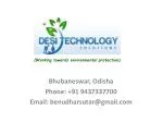 Bhubaneswar, Odisha Phone: +91 9437337700 Email: benudharsutar@gmail.com - slide 1