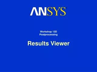 Results Viewer
