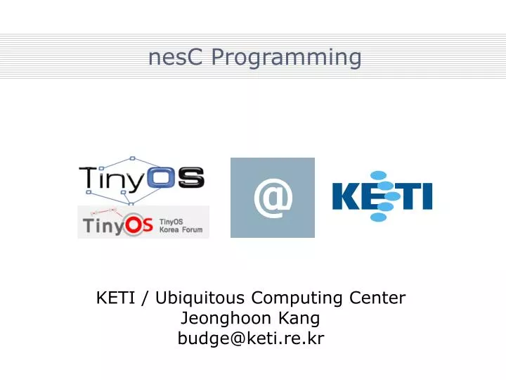 nesc programming