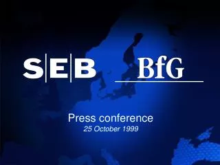 Press conference 25 October 1999