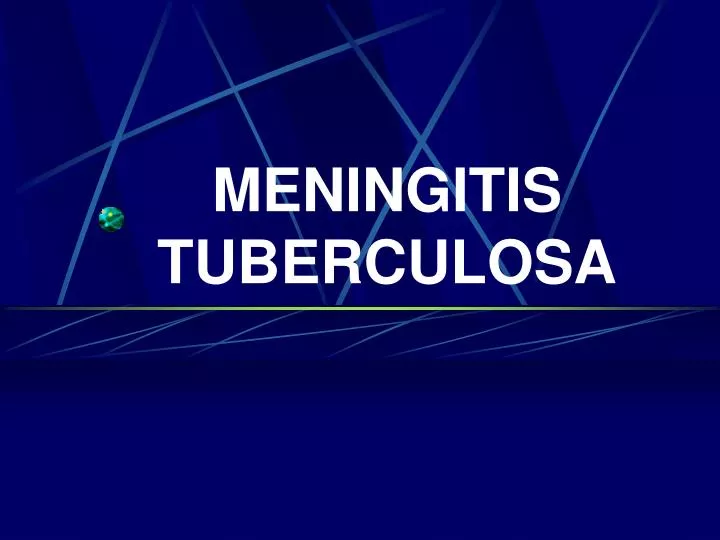 meningitis tuberculosa