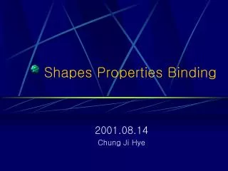 Shapes Properties Binding