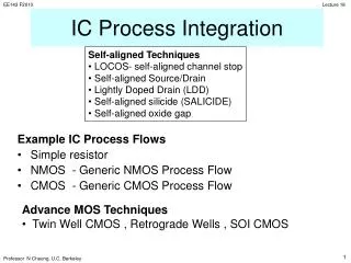 IC Process Integration