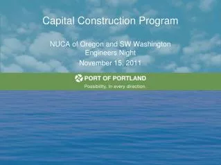 Capital Construction Program